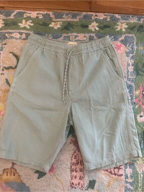Bellerose Teen Boy Sage Green Drawstring Shorts